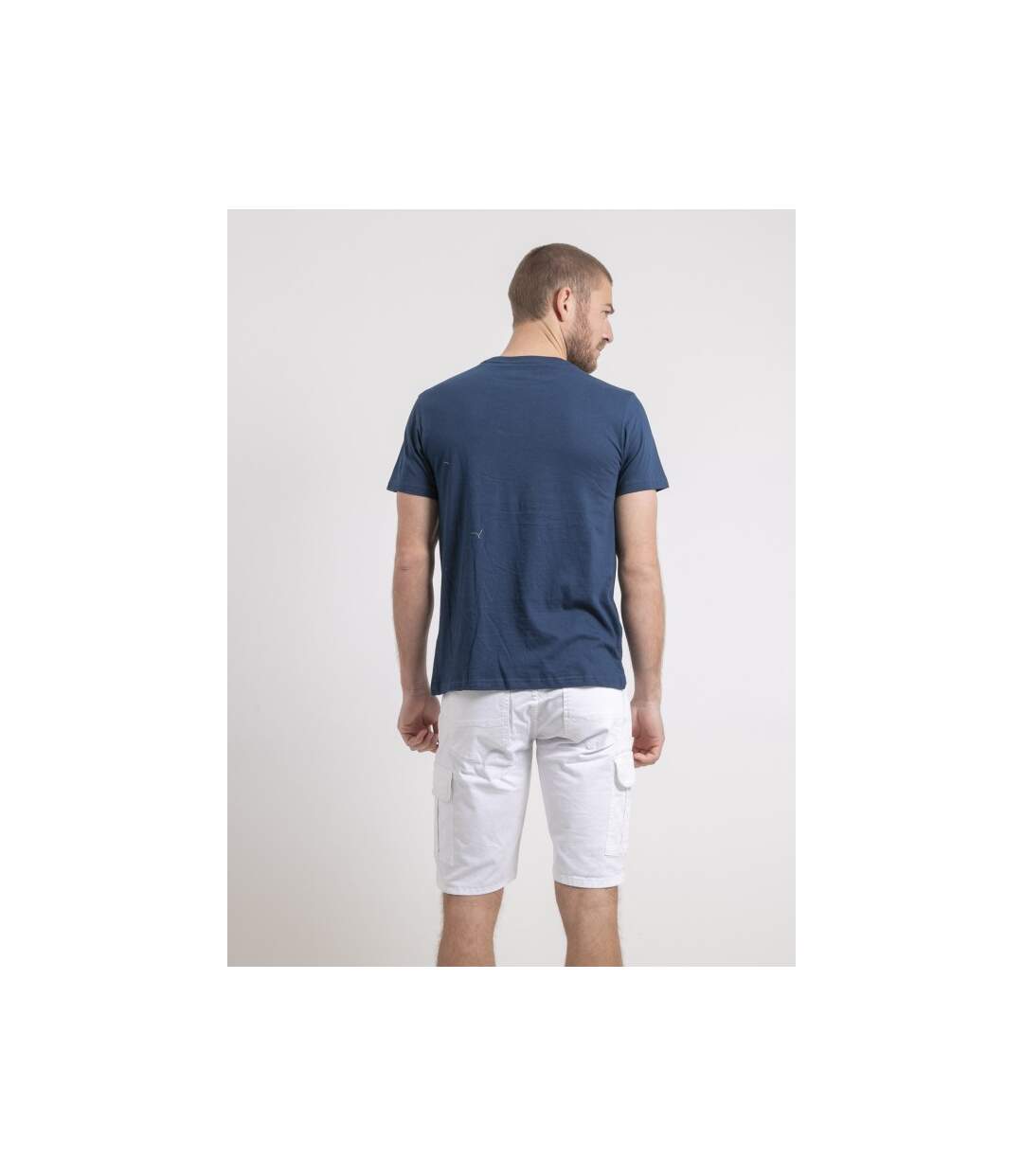 T-shirt col rond pur coton NELIZIO-2