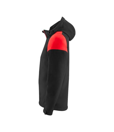 Veste Softshell Prime Homme Noir Rouge Printer