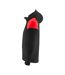 Veste Softshell Prime Homme Noir Rouge Printer-3