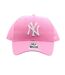 Childrens/kids Mvp 47 Cotton Blend Baseball Cap Pink New York Yankees-4