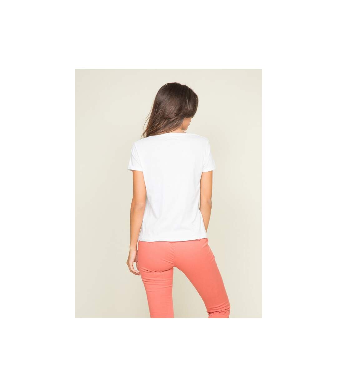 T-shirt col rond message FINA - Dona X Lisa-2