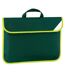 Quadra Enhanced-Viz Book Bag - 4 Liters (Bottle Green) (One Size) - UTBC752