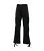 Mens Logo Pocket Cargo Trousers Black Lost Youth-2