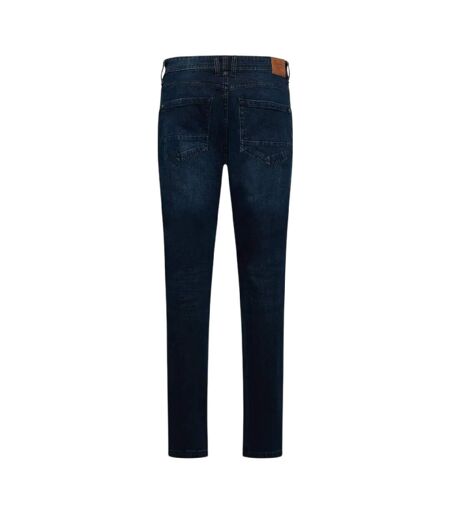 Jean Motif/style Uni Homme Bleu Foncé Crosshatch