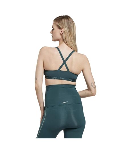 Brassière De Sport Femme Vert Sombre Reebok