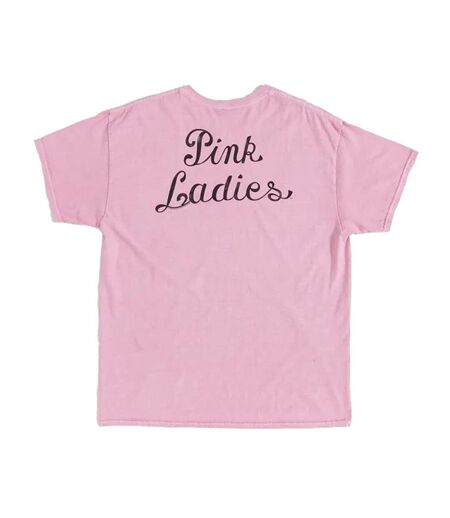 T-shirt Motif/style Rétro Femme Rose Grease