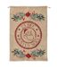 Hotte de Noël Imprimée Soir 70cm Beige & Rouge-1