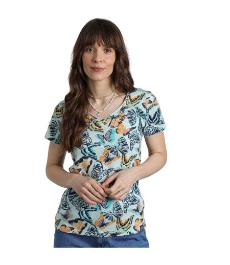 Womens/ladies merica butterflies jersey t-shirt seafoam Weird Fish