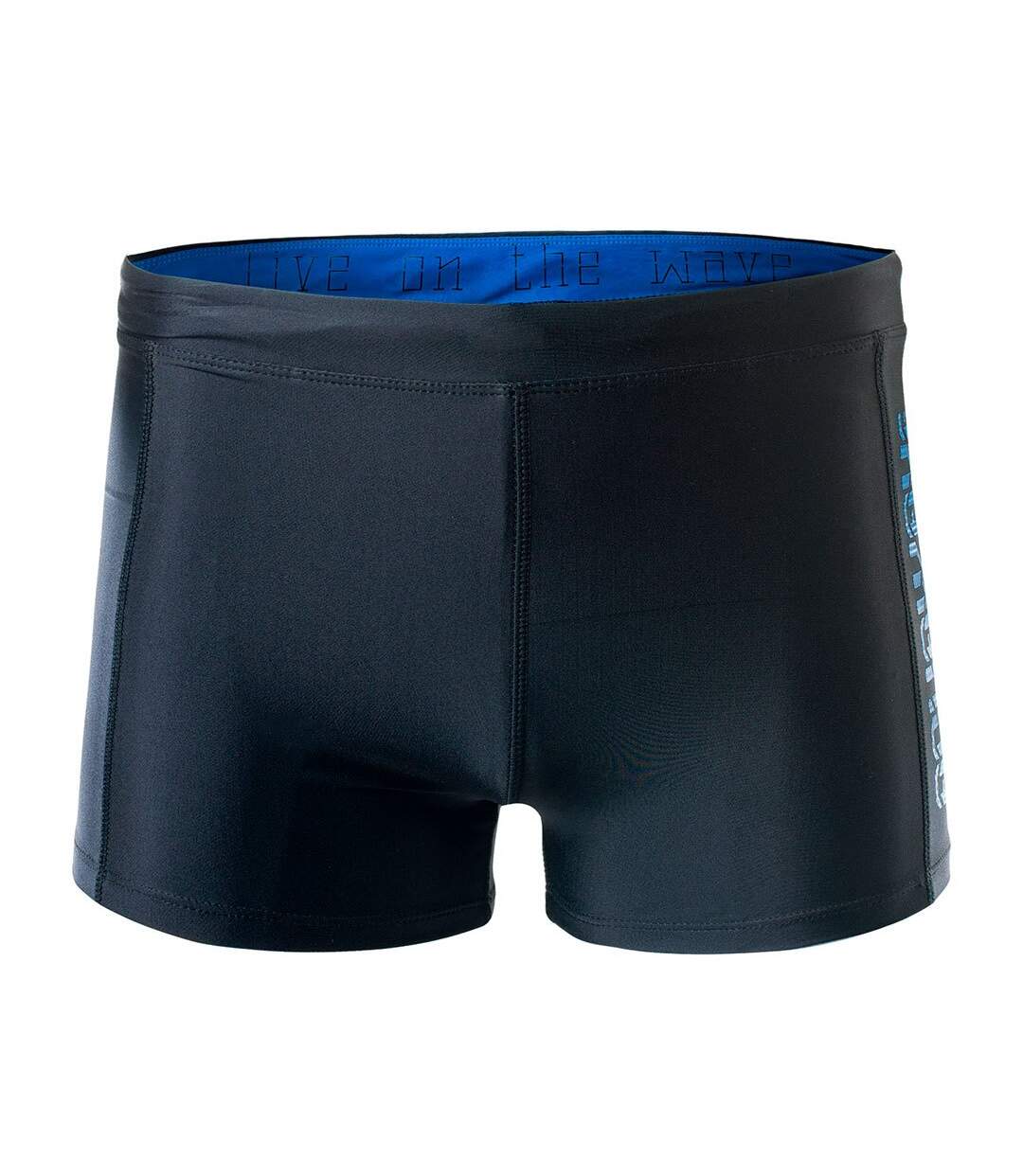 Short De Bain Flavio Homme Noir Bleu Clair Aquawave-1