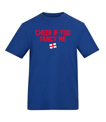 T-shirt Cheer If You Fancy Me Homme Bleu AWD