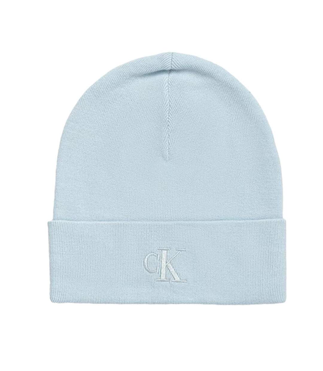 Bonnet bleu clair homme calvin klein jeans fine-1