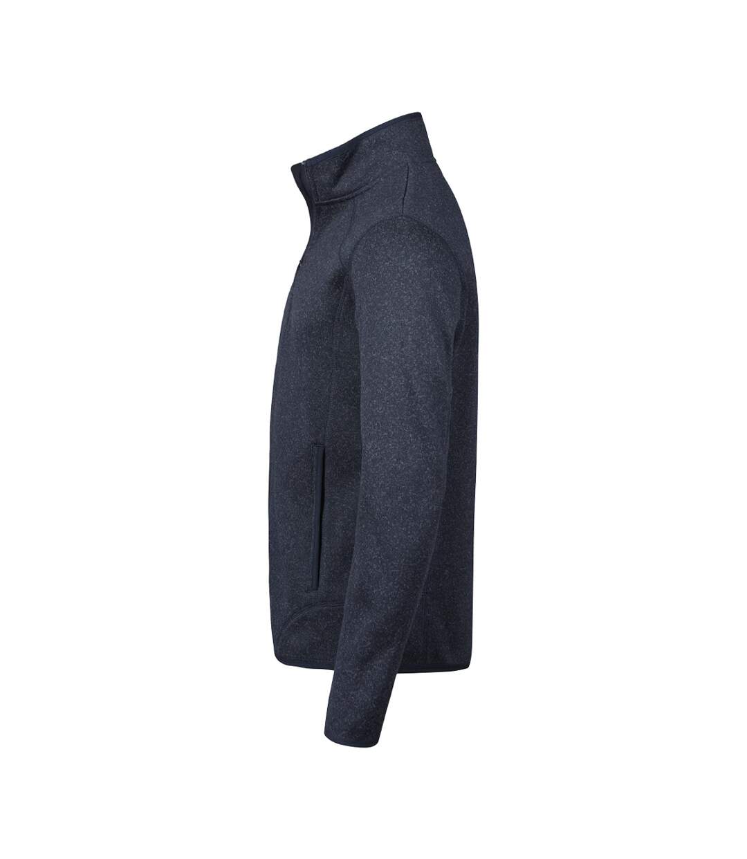 Veste Polaire Homme Bleu Marine Chiné Tee Jays-3