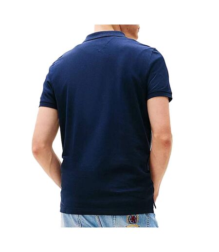 Polo marine homme tommy hilfiger tjm slim - l
