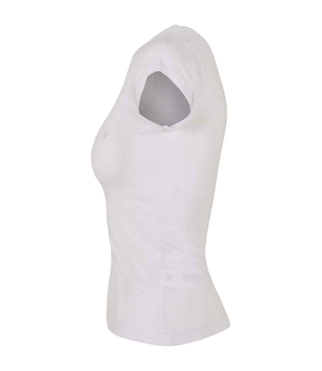 T-shirt Basic Femme Blanc Build Your Brand-3