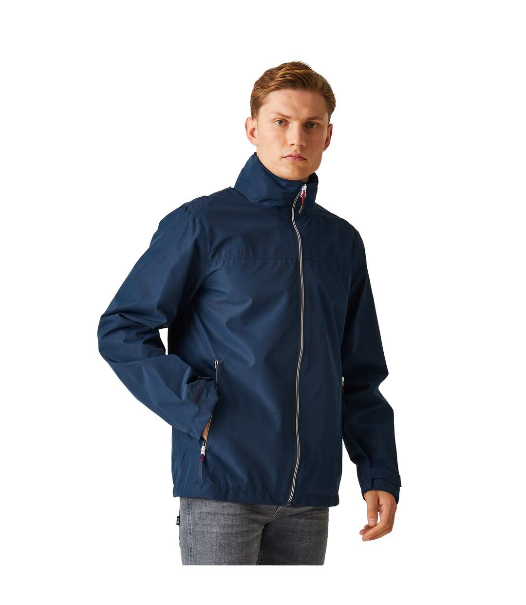 Veste softshell ascender homme bleu marine / rouge classique Regatta-3