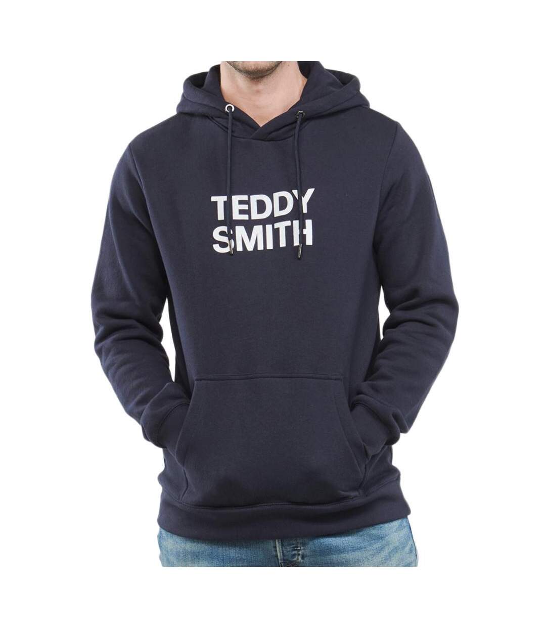 Sweat à capuche Marine Homme Teddy Smith Siclass - S-1