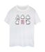 Disney - T-shirt BIG HERO BAYMAX MANY POSES - Femme (Blanc) - UTBI15585-1
