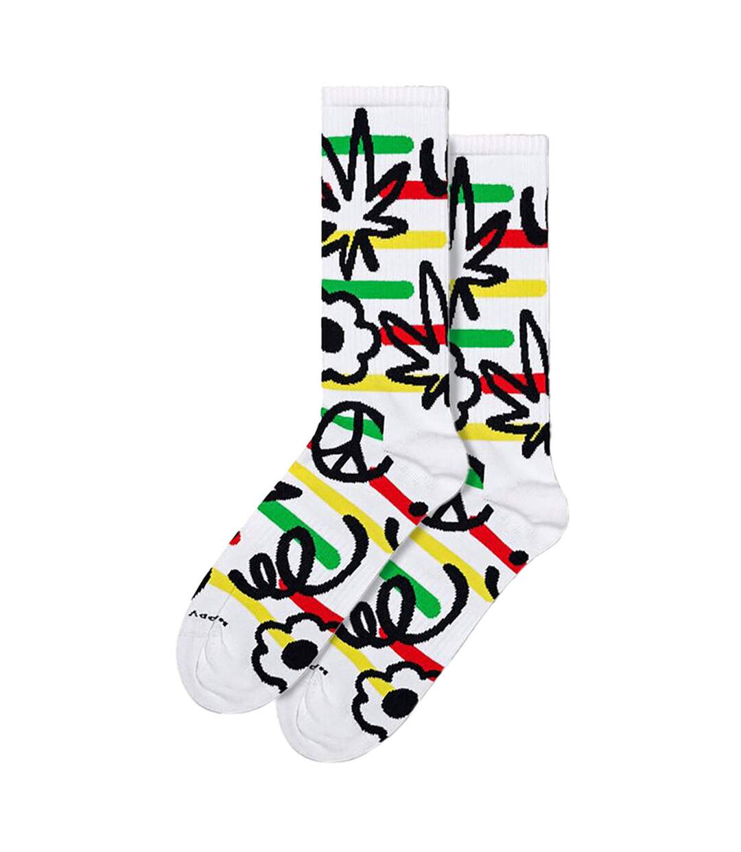 Funky Doodle Design Novelty Socks for Men and Women-1