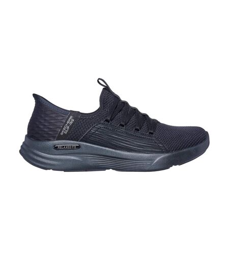 Womens/ladies Sport Ballet Chic Relaxed Fit Trainers Black Skechers