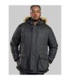 Duke Mens Lovett D555 Kingsize Faux Fur Trim Parka (Navy)