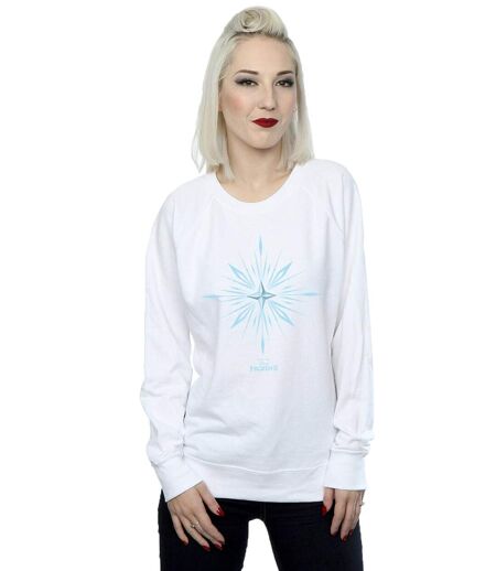 Disney Pantalon de survêtement Frozen 2 Elsa Signature Snowflake Womens/Ladies (Blanc) - UTBI18708
