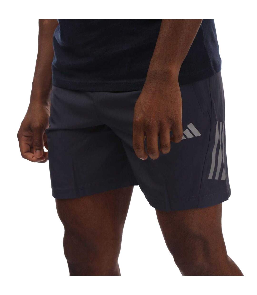 Short Tech Homme Bleu Marine Adidas-3