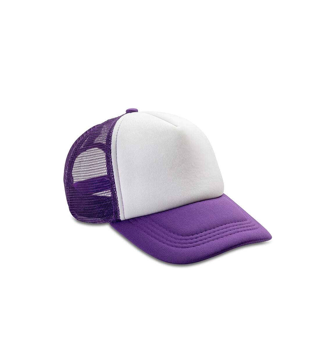 Casquette trucker core violet / blanc Result-1