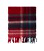 Lewes checked winter scarf one size red Trespass