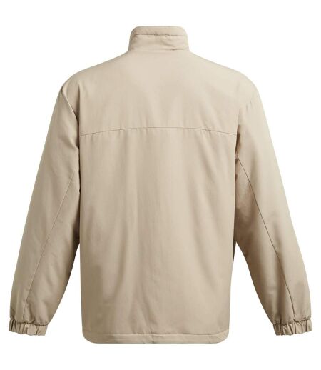 Mens Chest Pocket Relaxed Fit Soft Shell Jacket Brown Under Armour