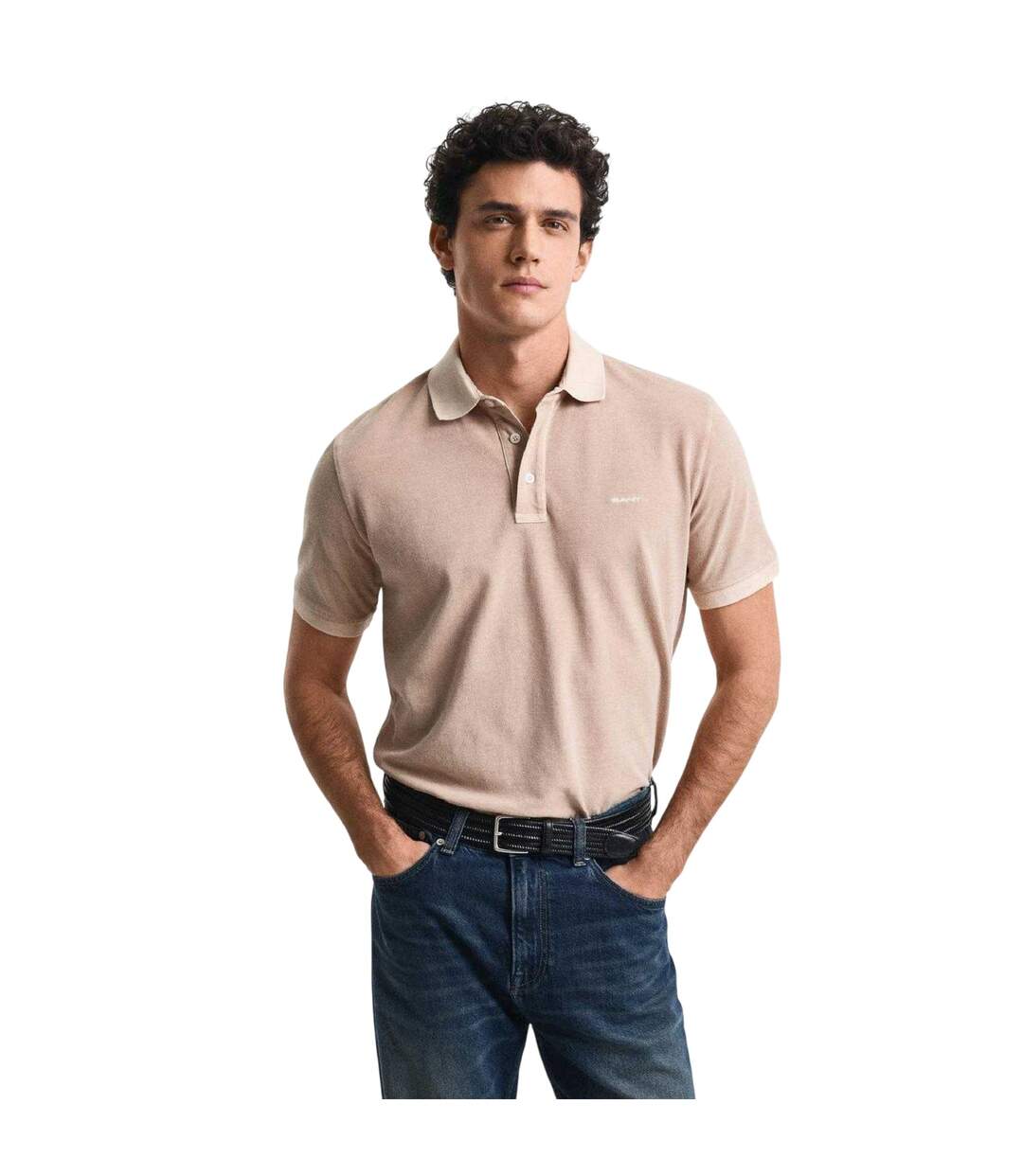 Polo Motif/style Logo Homme Beige Gant-4