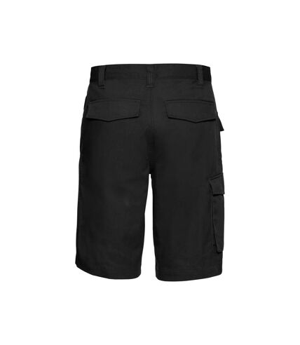 Russell Mens Polycotton Work Shorts (Black) - UTPC5691