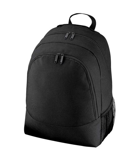 Bagbase Universal Multipurpose Backpack / Rucksack / Bag (18 Litres) (Pack of 2) (Black) (One Size) - UTBC4204