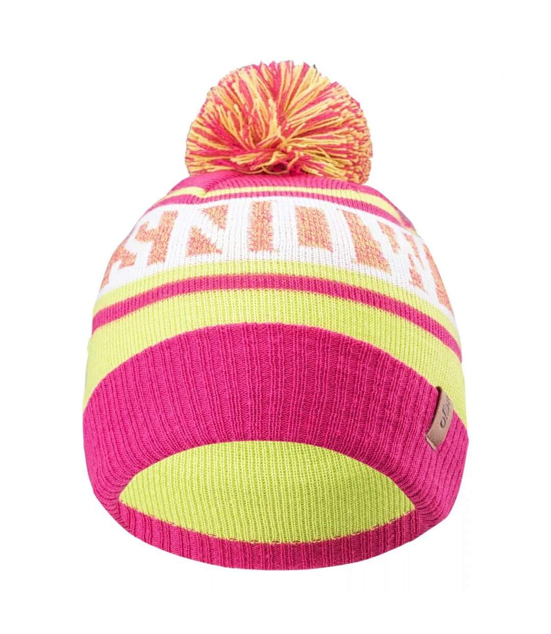 Bonnet Motif/style Blocs De Couleurs Barro Enfant Jaune Rose Bejo-3