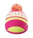 Bonnet Motif/style Blocs De Couleurs Barro Enfant Jaune Rose Bejo-3