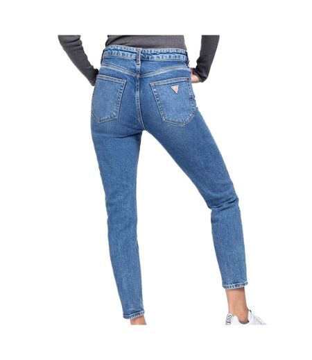 Jean skinny bleu femme guess girly