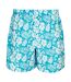 Mens Floral Swim Shorts Blue Hot Tuna-2