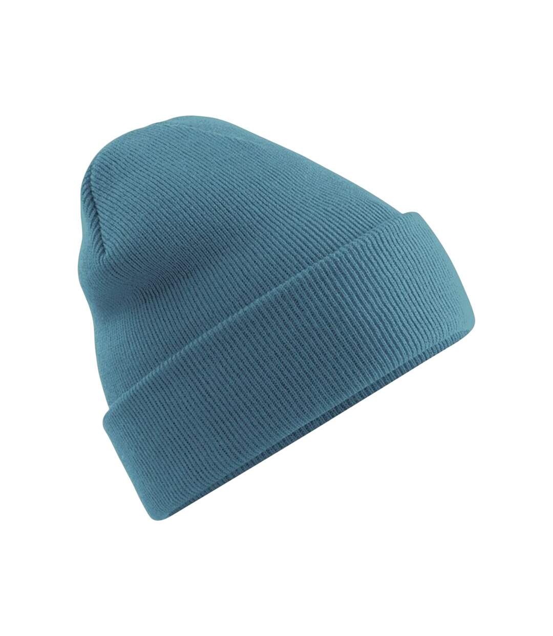 Bonnet tricoté unisexe bleu foncé Beechfield