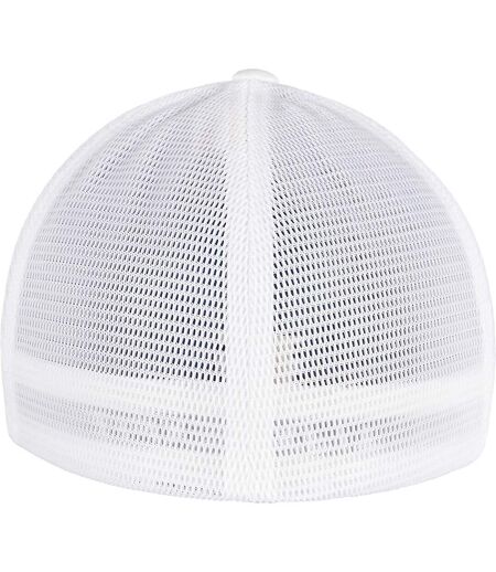 Casquette omnimesh adulte blanc Flexfit