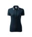 Womens/ladies Adler Urban Polo Shirt Navy Blue Malfini-1