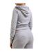 Veste À Capuche Motif/style Logo Classique Madison Femme Argenté Chiné Juicy Couture-3