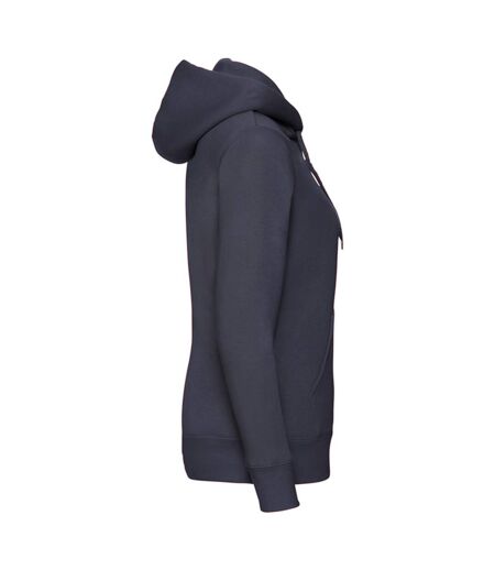 Sweat À Capuche Premium Sweat Femme Bleu Marine Sombre Fruit Of The Loom