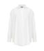 Womens/ladies Popover Crepe Recycled Shirt Winter White French Connection-2