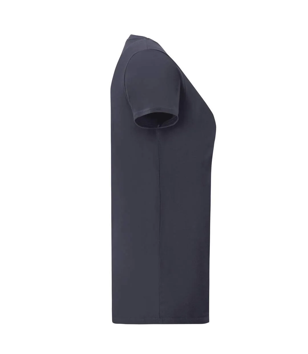 T-shirt Iconic Femme Bleu Marine Sombre Fruit Of The Loom-3