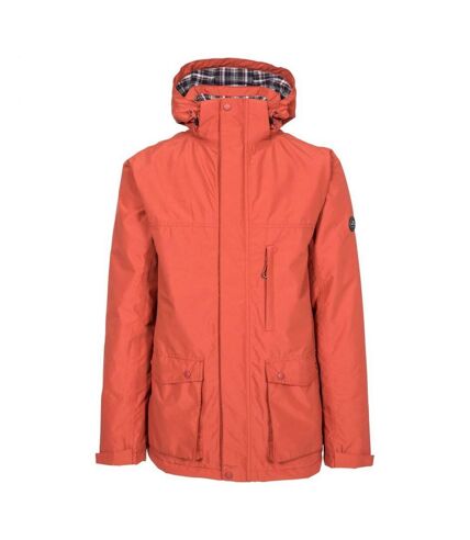 Trespass Mens Vauxelly Waterproof Jacket (Spice Red)
