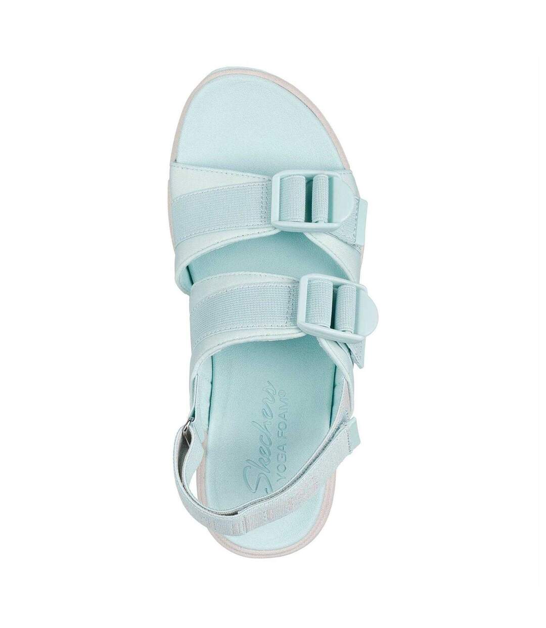 Sandales Femme Turquoise Pâle Skechers-4