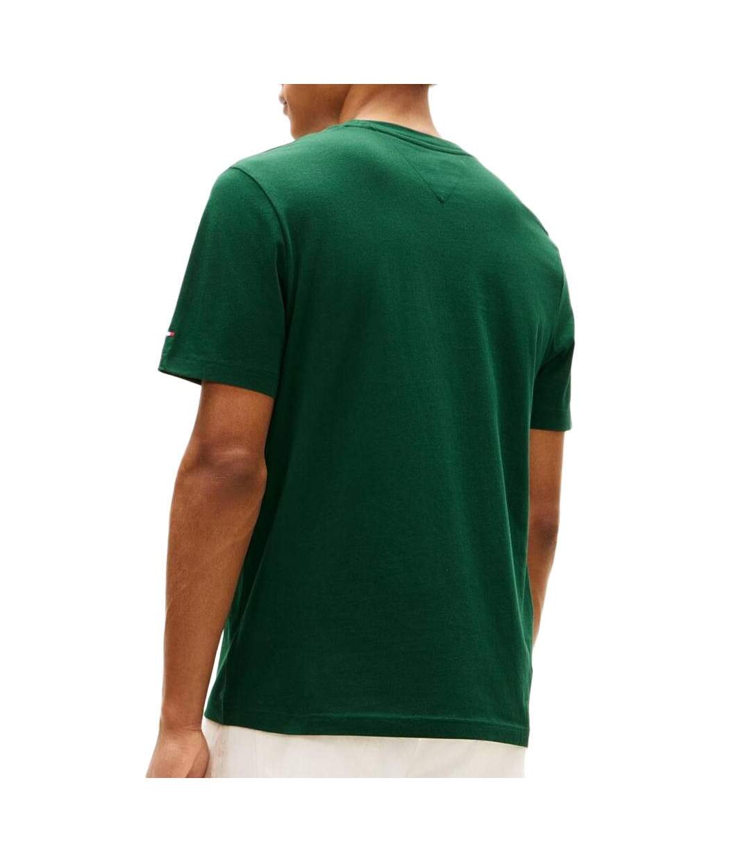T-Shirt vert homme tommy hilfiger brand-2