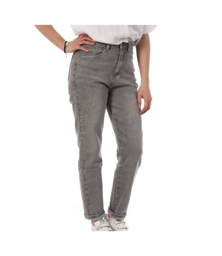 Jean Mom Fit Gris Femme Monday Premium LW-347 - L