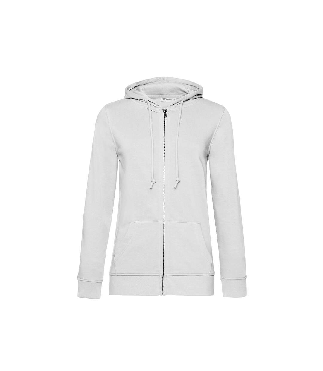 Womens/ladies organic hoodie white B&C