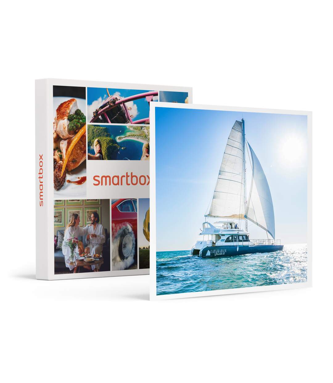 Croisière festive en catamaran pour 2 avec DJ et dîner 3 plats près de la Grande-Motte - SMARTBOX - Coffret Cadeau Sport & Aventure