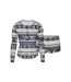Womens/ladies Nordic Fairisle Loungewear Set Navy Skims-2